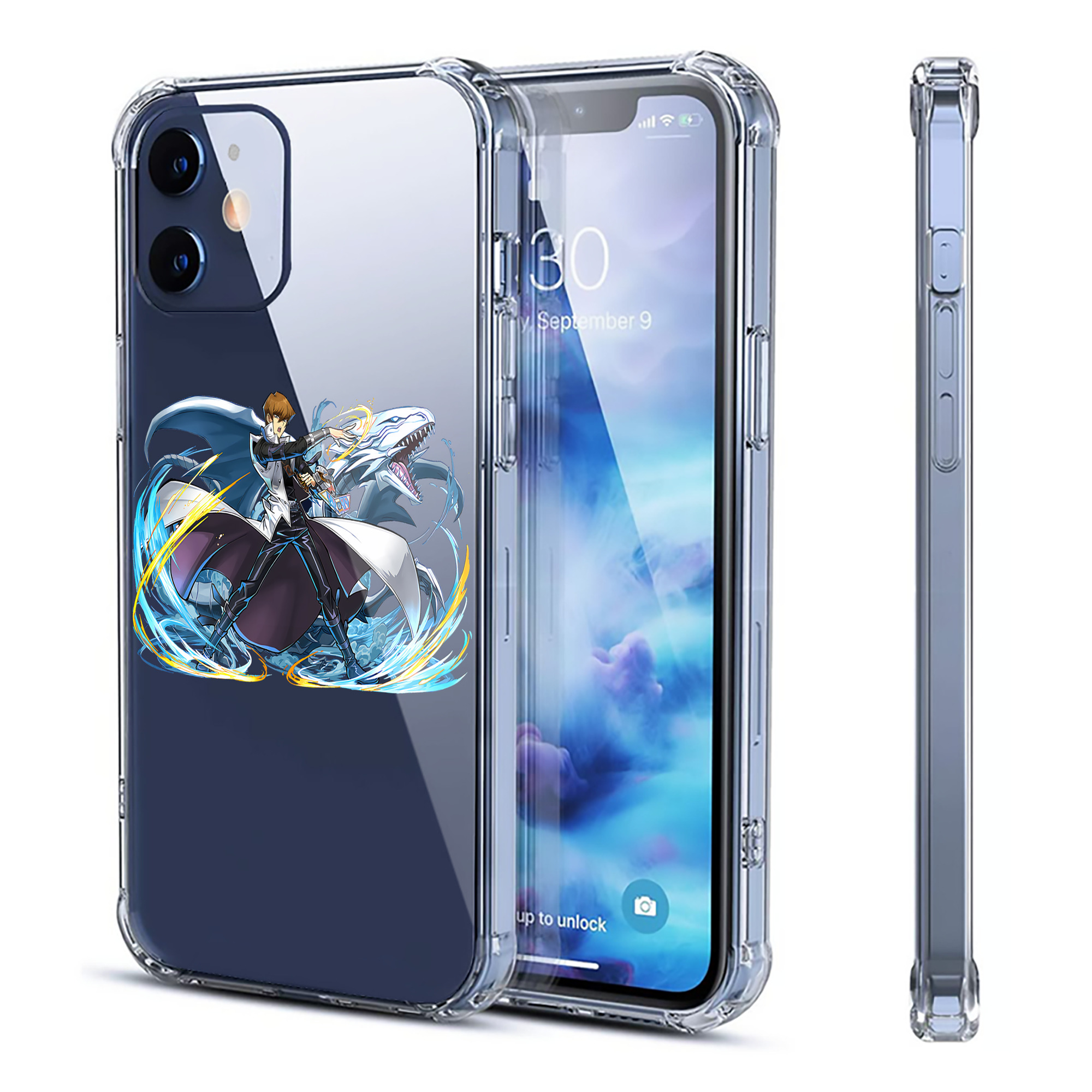 （画像用） 遊☆戯☆王 Yu-Gi-Oh! 【iPhone 12シリーズ対応】透明スマホケース（クリアソフトケース）